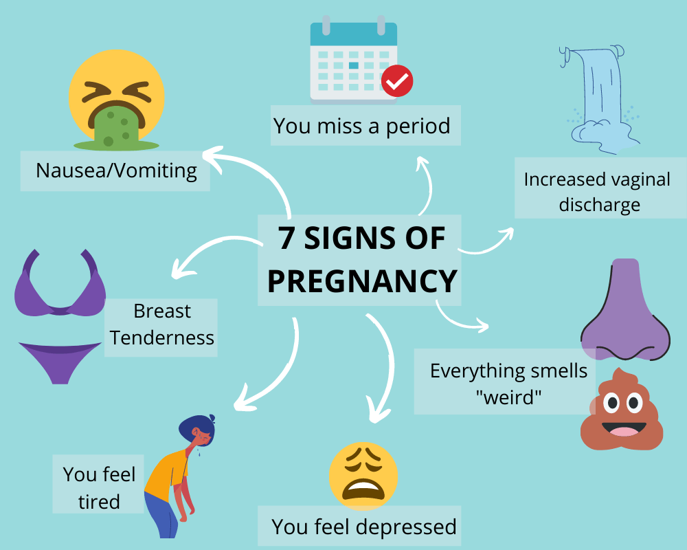 7 signs of pregnancy