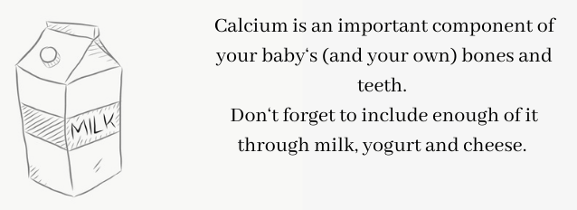 Bottle of milk: calcium source
